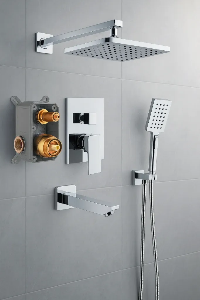 Système de Douche Encastré Elif 3 Voies